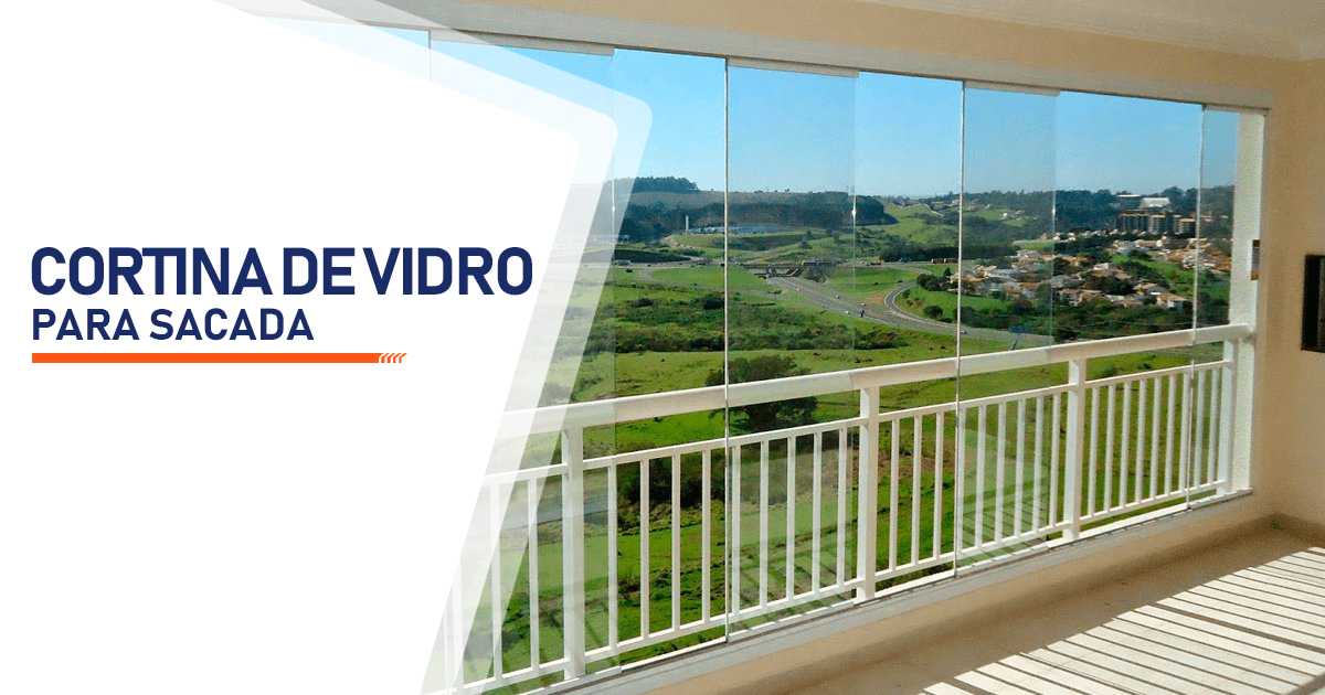 Cortina de Vidro para Sacada Uberlândia